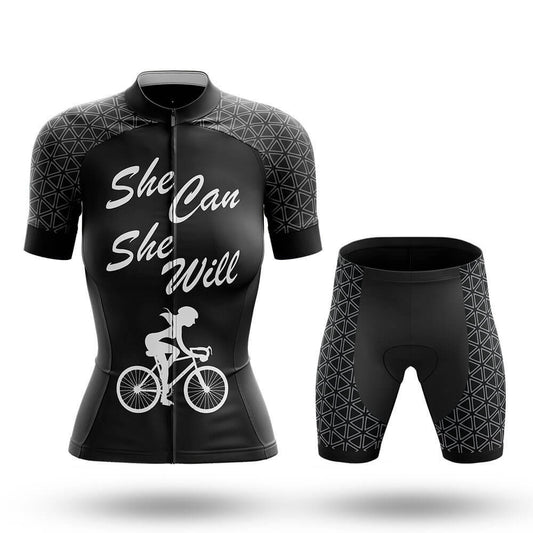 She Can She Will - Women's Cycling Kit