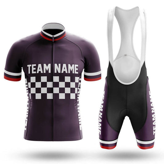 BigCrowns | Purple Cycling Short Sleeve Custom Name Cycling Kit