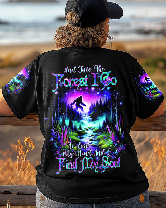AND INTO THE FOREST I GO BIGFOOT ALL OVER PRINT - TLTW1003253