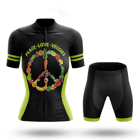 Peace Love Veggies - Women's Cycling Kit