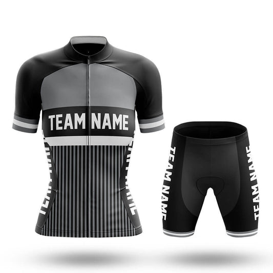 Custom Team Name M6 Grey - Women's Cycling Kit