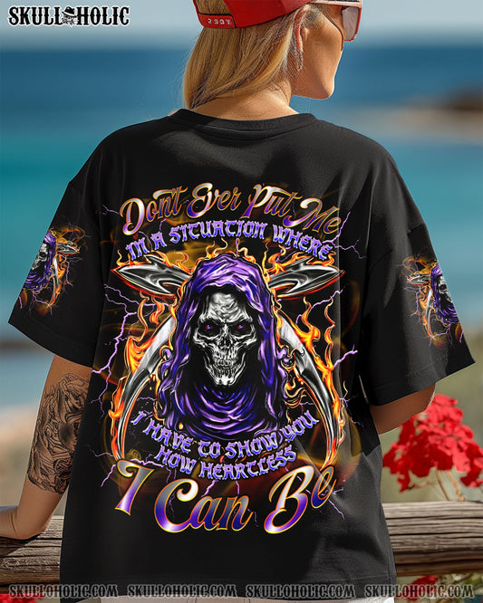 HOW HEARTLESS I CAN BE SKULL REAPER ALL OVER PRINT - TLNT2404253