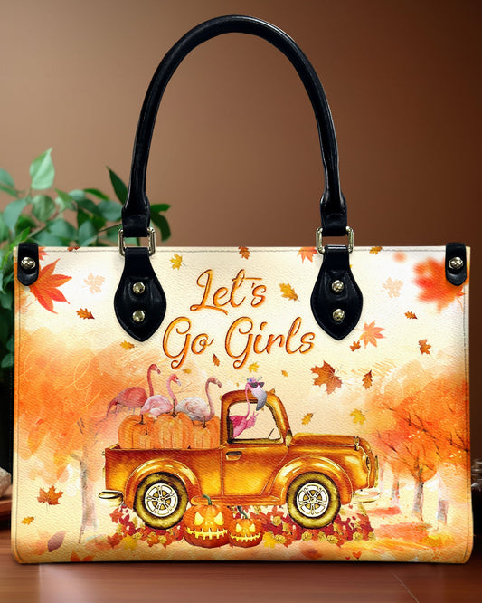 Let'S Go Girls Flamingo Leather Handbag