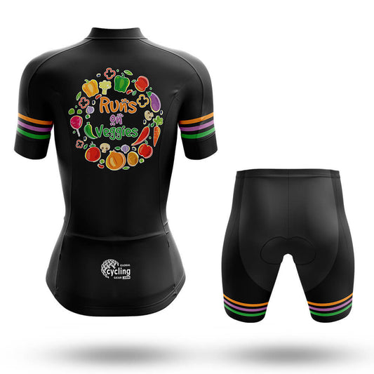 Runs On Veggies - Women's Cycling Kit
