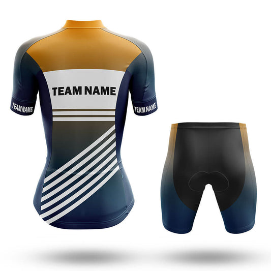 Custom Team Name S3 Yellow - Women's Cycling Kit