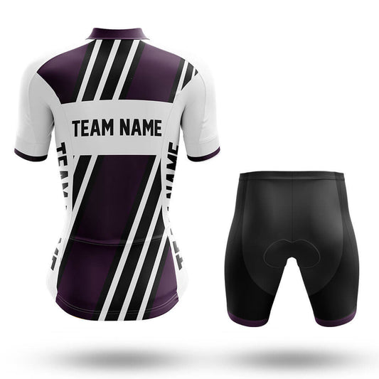 Custom Team Name M5 Dark Purple - Women's Cycling Kit