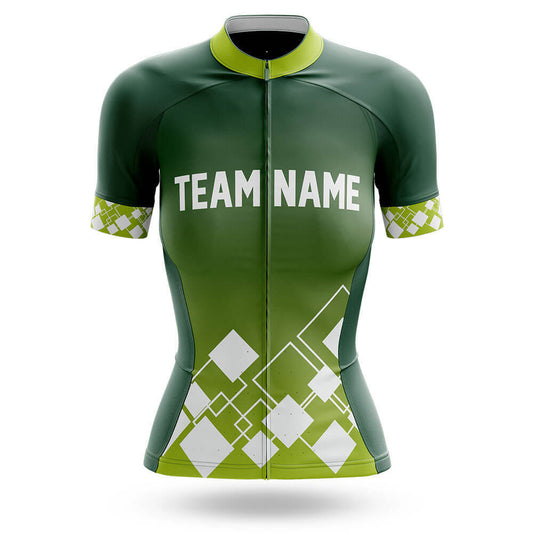 Custom Team Name V19 Green - Women's Cycling Kit