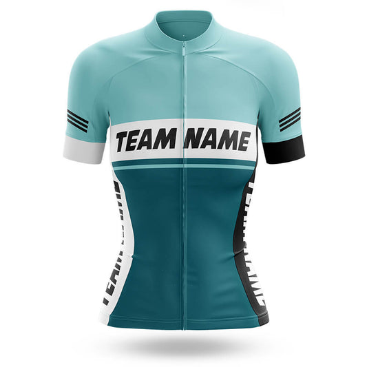 Custom Team Name M1 Blue - Women's Cycling Kit
