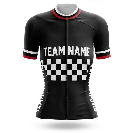 Custom Team Name M7 Black - Women's Cycling Kit