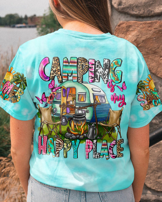 CAMPING IS MY HAPPY PLACE ALL OVER PRINT - YHHG1107234