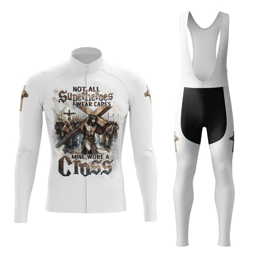 Jesus Cross Men's Cycling Jersey Set, Road Bike Cycling Kit for Men, Biking Outfit, Bicycle Suit, Team Racing Uniform