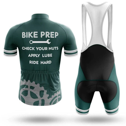 BIKE PREP Men's Cycling Jersey Set, Road Bike Cycling Kit for Men, Biking Outfit, Bicycle Suit, Team Racing Uniform
