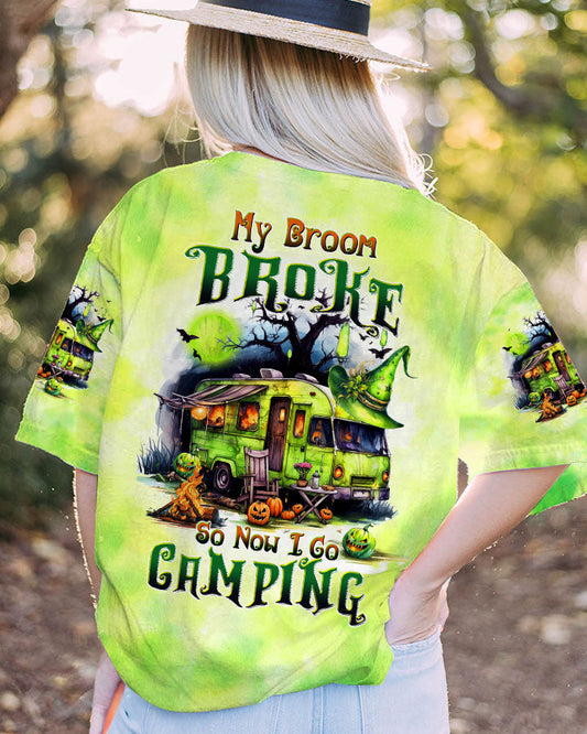 MY BROOM BROKE SO NOW HALLOWEEN CAMPING ALL OVER PRINT - TLTW2408233