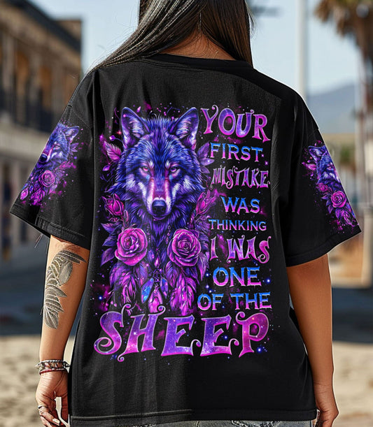 YOUR FIRST MISTAKE WOLF ROSE ALL OVER PRINT - TLNZ1303254