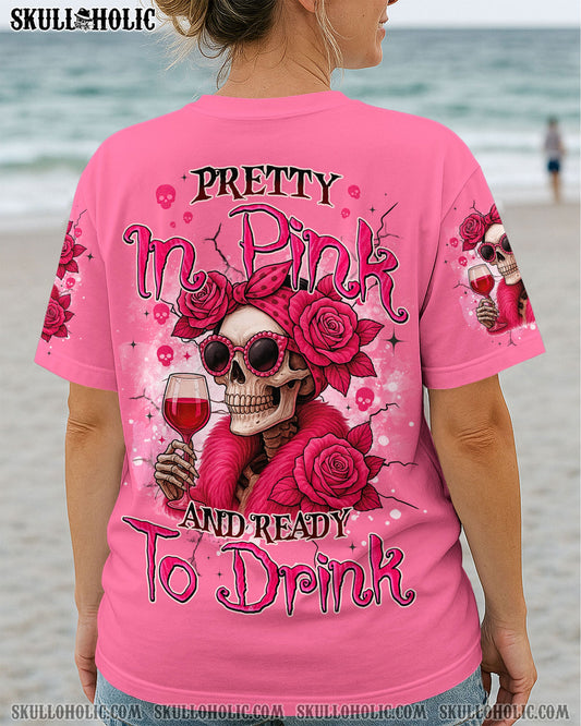 PRETTY IN PINK SKULL ALL OVER PRINT - TYQY1404254