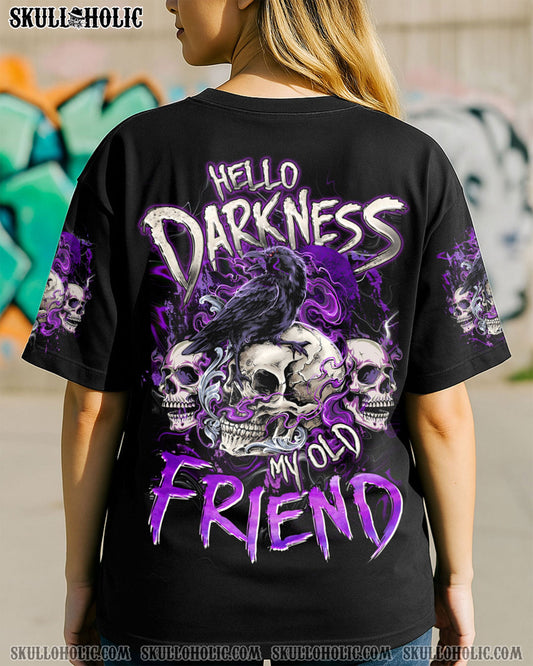 HELLO DARKNESS MY OLD FRIEND ALL OVER PRINT - TYQY0903253