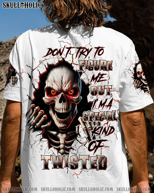 DON'T TRY TO FIGURE ME OUT SKULL ALL OVER PRINT - TLTW0508245