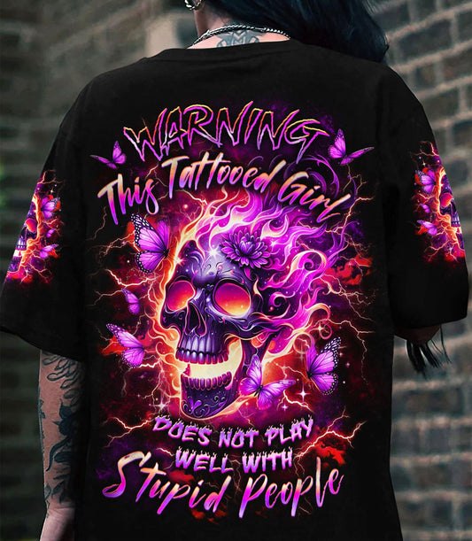 WARNING THIS TATTOOED GIRL ALL OVER PRINT - YHLT1003251