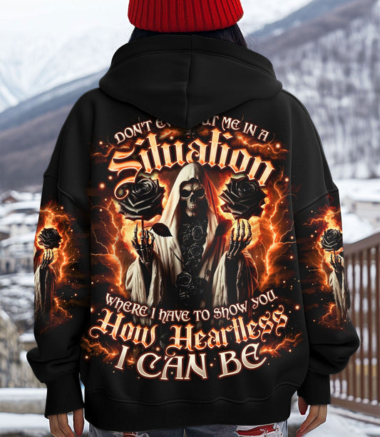 HOW HEARTLESS I CAN BE SKULL REAPER ALL OVER PRINT - TLNO0303251