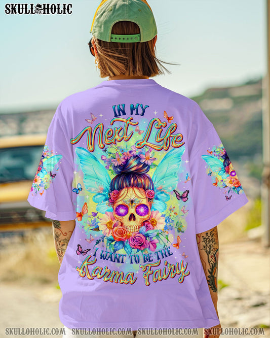 KARMA FAIRY SKULL MESSY BUN ALL OVER PRINT - TLTR0404252