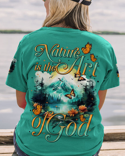 NATURE IS THE ART OF GOD ALL OVER PRINT - TYTM1410231