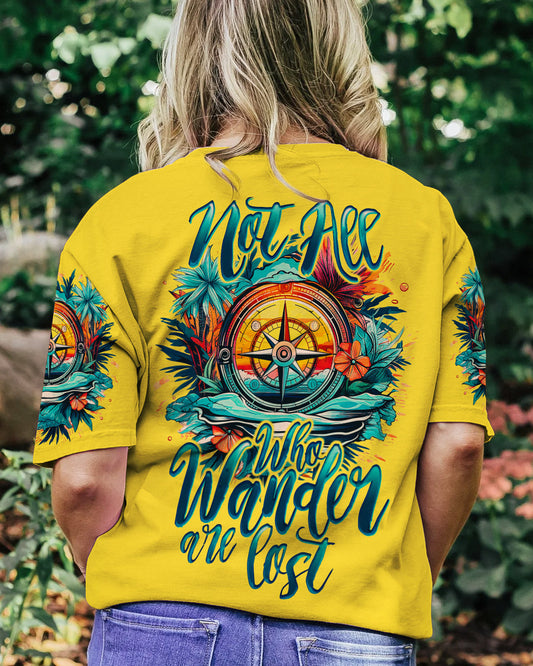NOT ALL WHO WANDER ARE LOST COMPASS OCEAN ALL OVER PRINT - TY2607232