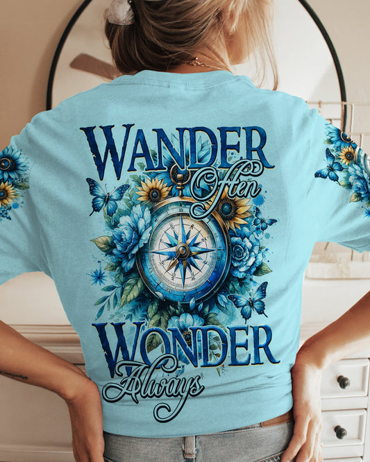 WANDER OFTEN COMPASS ALL OVER PRINT - TY0612232