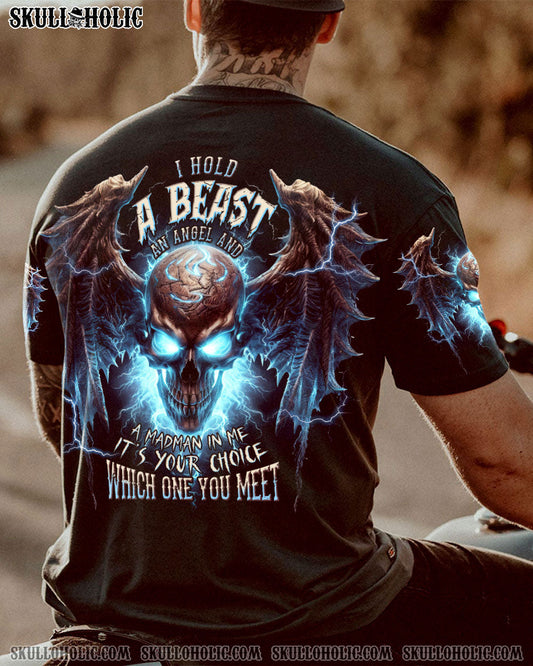 I HOLD A BEAST AN ANGEL SKULL WINGS ALL OVER PRINT - TLNT1605233