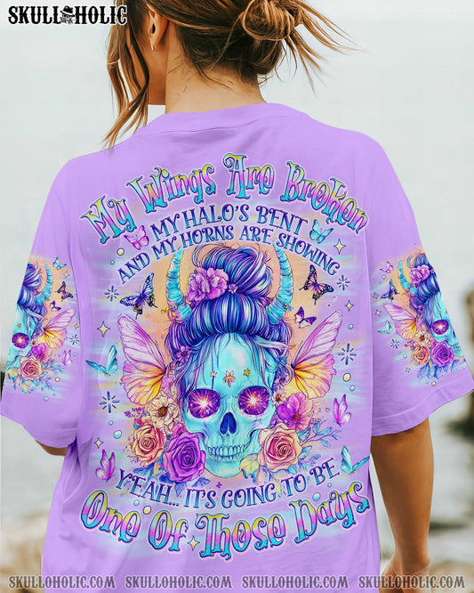 IT'S GOING TO BE ONE OF THOSE DAYS MESSY BUN ALL OVER PRINT - TLNO2904251