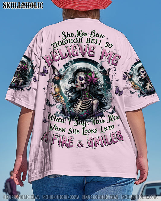 SHE HAS BEEN THROUGH HELL ALL OVER PRINT - TYTD2603251
