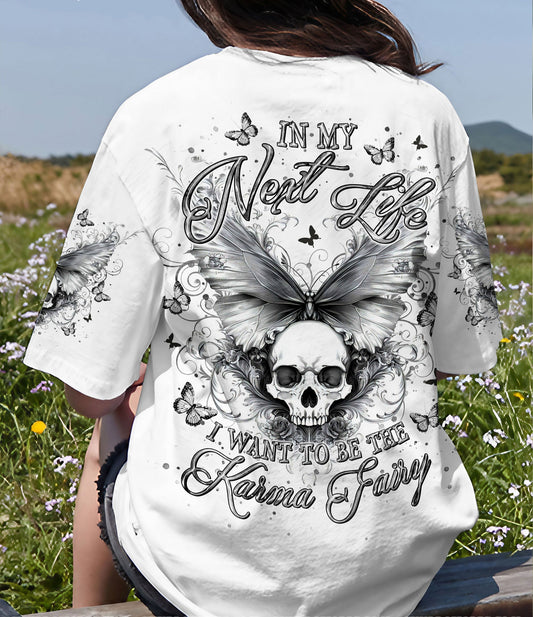 KARMA FAIRY SKULL BUTTERFLY ALL OVER PRINT - TLTR1103253
