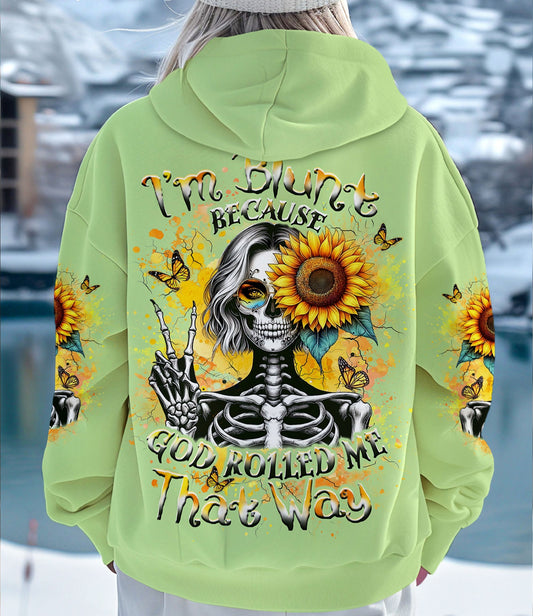 I'M BLUNT BECAUSE GOD ROLLED ME ALL OVER PRINT - YHLT0503252