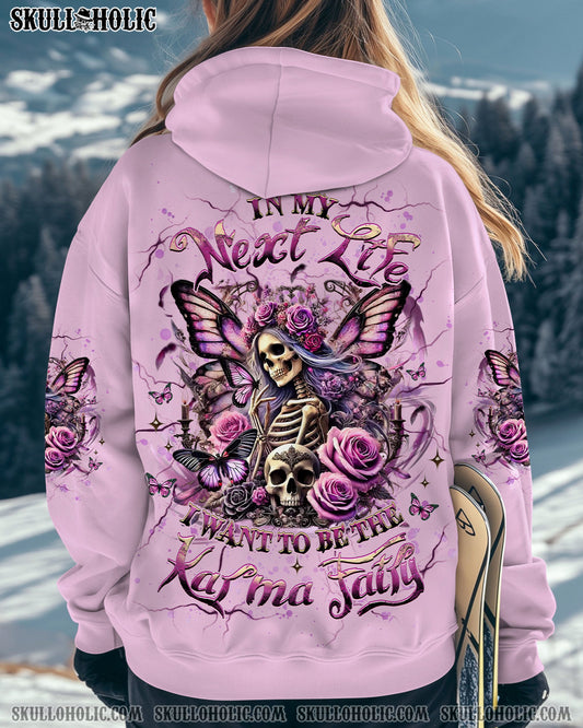 KARMA FAIRY SKULL SKULL BUTTERFLY ALL OVER PRINT - YHHG1403251