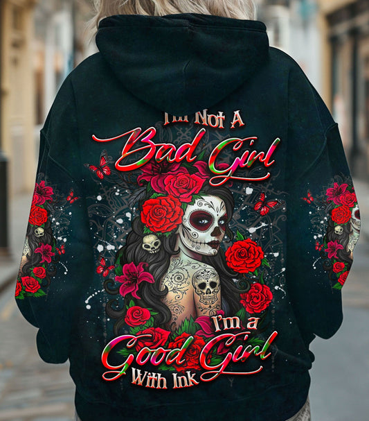 I'M A GOOD GIRL WITH INK ALL OVER PRINT - YHDU0303251
