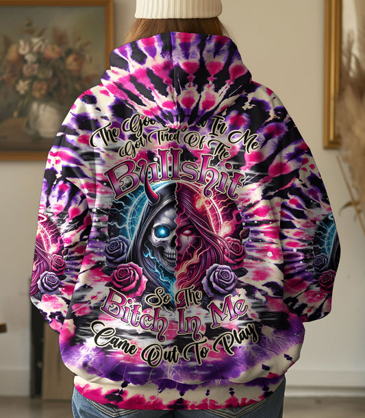 THE GOOD GIRL IN ME TIE DYE ALL OVER PRINT - TYQY0403253