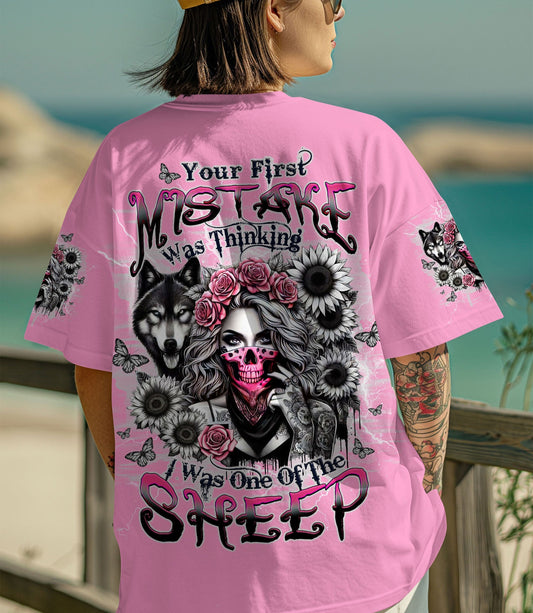 YOUR FIRST MISTAKE WOLF LADY ALL OVER PRINT - TLTW1903254