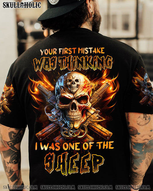 YOUR FIRST MISTAKE FIRE SKULL ALL OVER PRINT - YHHN1003232