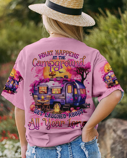 WHAT HAPPENS AT THE CAMPGROUND ALL OVER PRINT - TLNO1708231