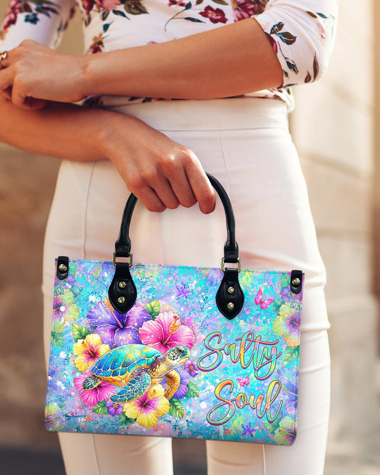 Salty Soul Turtle Leather Handbag