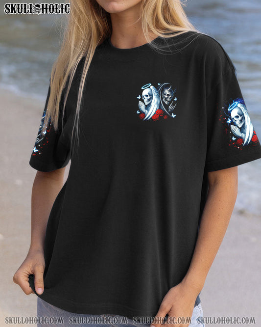 DON'T TRY TO FIGURE ME OUT SKULL ANGEL DVIL ALL OVER PRINT - TLTR1704253