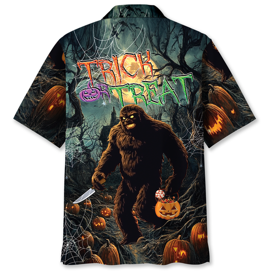 Bigfoot Halloween Nightmare Hawaiian Shirt