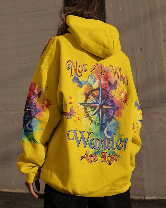 NOT ALL WHO WANDER ARE LOST COMPASS ALL OVER PRINT - TYHI0803241
