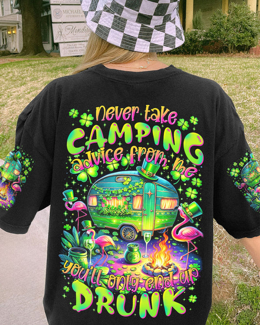 NEVER TAKE CAMPING ADVICE FROM ME PATRICK'S DAY ALL OVER PRINT - TYTM1601242