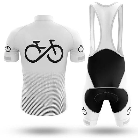 Bike Forever Men's Cycling Jersey Set, Road Bike Cycling Kit for Men, Biking Outfit, Bicycle Suit, Team Racing Uniform