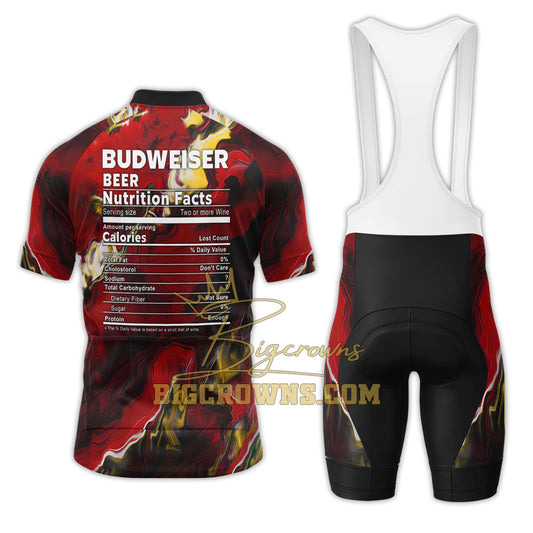 BigCrowns | Bud Beer Sleeve Custom Name Cycling Kit