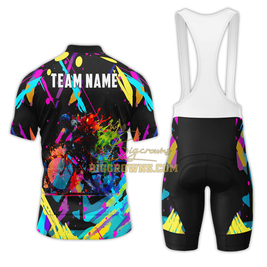 BigCrowns | Graffiti Art Camo Sleeve Custom Name Cycling Kit