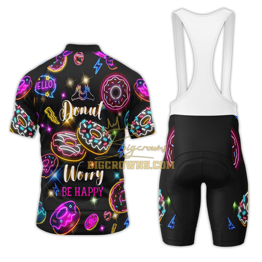 BigCrowns | Donut Neon Style Sleeve Cycling Kit