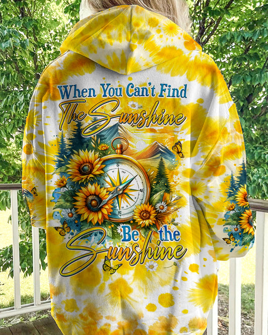 BE THE SUNSHINE COMPASS TIE DYE ALL OVER PRINT - TYQY1901243