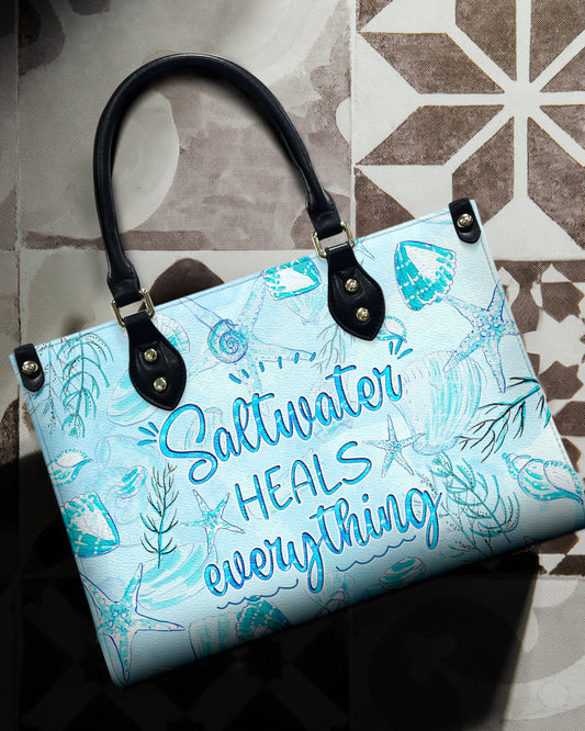 Saltwater Heals Everything Leather Handbag