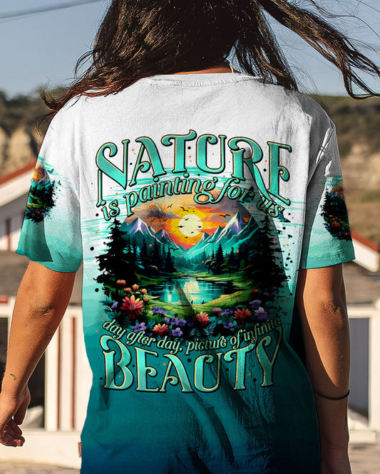 NATURE IS PAINTING FOR US ALL OVER PRINT - TYTM1910234